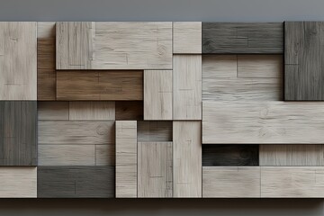 it looks like a puzzle made of wooden blocks