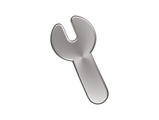 Tool icon 3d render illustraton