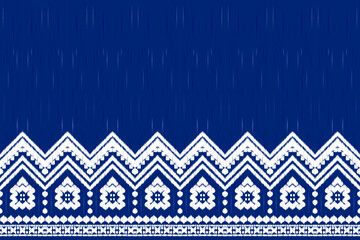 pattern ikat Vector for background or carpet, wallpaper, batik wrapping, curtain design, vector illustration