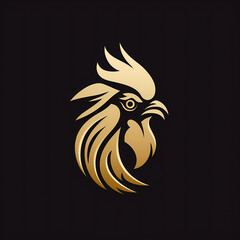 logo illustration of rooster