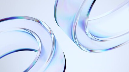 Abstract minimalist animation, motion background design, 3d render, 4k seamless looped video