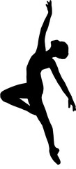 silhouette of a ballerina  © Bangkit