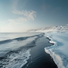 Wide Angle Arctic Beach