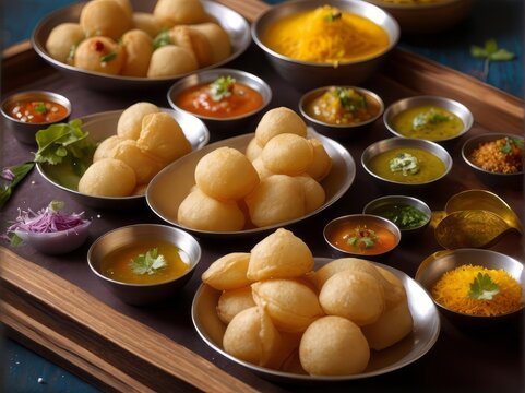 Pani Puri, Golgappe, Chat item, India