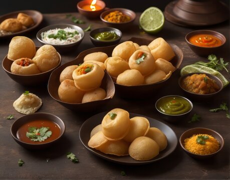 Pani Puri, Golgappe, Chat item, India