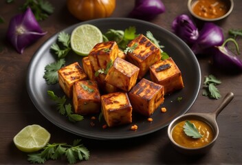 Paneer Tikka Kabab  - is an Indian dish made from chunks of cottage cheese marinated in spices &...