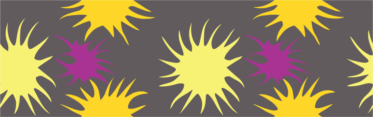 Logo or weather icon. Abstract stylized sun set. Set of the cute suns icons. Sun pictogram. Sunburst. Good for any project. Set of sun icons. Sun icons design graphic bundle collection. Seamless.