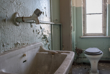 old sink in a bathroom