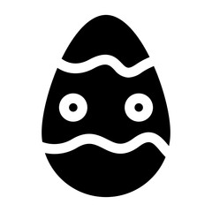 Egg vector icon.