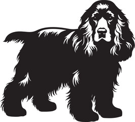 Fototapeta premium Dogs Silhouettes Amazing Dog EPS Vector Cute Dog Clipart 