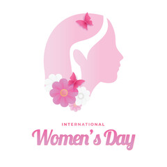 international women's day celebrated on 8th march, Background for Happy Women's Day.