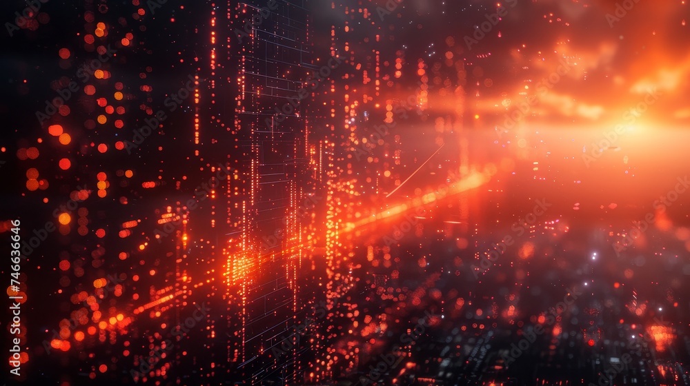 Poster Information security, firewalls, cyber security, privacy, and safe access to user data.