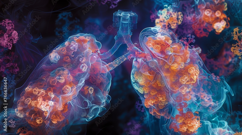 Poster digital artwork showcasing vibrant synaptic transmission within a neural network, highlighting compl