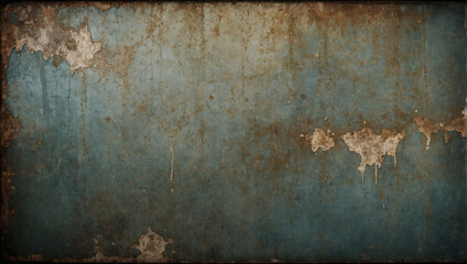 Antique grunge surface. Faded overlay with a transparent backdrop. Weathered pattern sample - obrazy, fototapety, plakaty