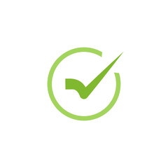 Green checklist symbol