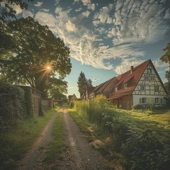 Wide Angle German Countryside