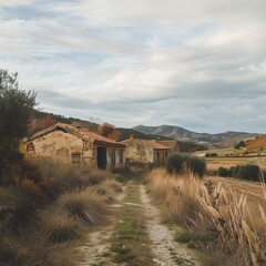 Wide Angle Spanish Countryside