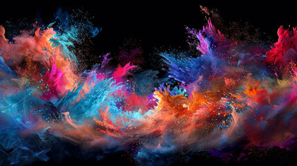 Abstract Splashes of Paint HD Wallpapers