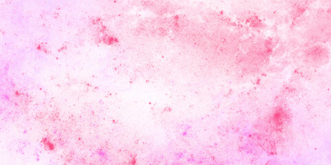 Soft pink and purple pastel tone background. Abstract light ink effect shades gradient on textured paper. Soft smeared aquarelle painted magenta watercolor canvas for splash design.