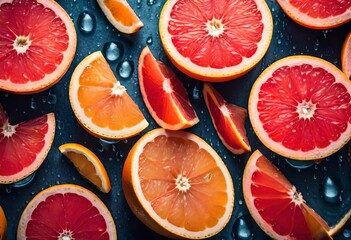 background of citrus fruit