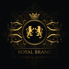 Elegant Royal Brand Background.