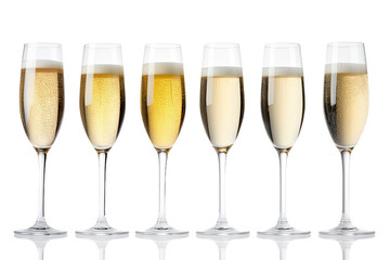 New Beginning Champagne Glasses PNG with Transparent Background