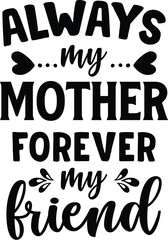 mother's day svg design