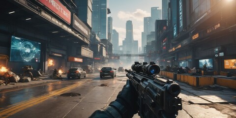 Unleash the Fury: High-Octane Action & Strategic Information Display 