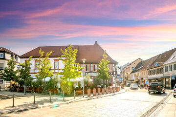 Altstadt, Bad Bergzabern, Deutschland 