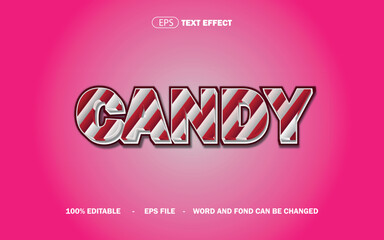 CANDY TEXT STYLE EDITABLE TEXT EFFECT