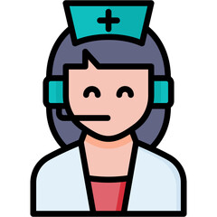 Medical Call Center Icon