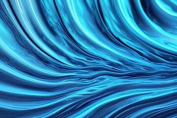 Dynamic Illustrations: Abstract 3D Backgrounds in Blue and Colorful Liquids