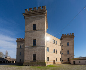 The castle of Mesola, Italy