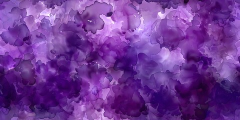 Fototapeta premium Vibrant purple watercolor texture with abstract lilac and violet shades for design seamless background seamless background. Concept Purple Watercolor Texture, Abstract Lilac Shades