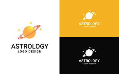astrology icon, symbol of space, creative icon, logo design,  minimal globe iconic logo design