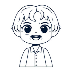 Vector Cute Old Woman Avatar Grandmother Character Illustration Isolated