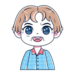 Vector Cute Old Woman Avatar Grandmother Character Illustration Isolated