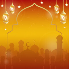 Ramadhan Kareem Background. Ramadhan Card. Elegant Ramadhan Background