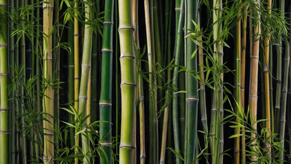 Bamboo pattern for a natural and organic design.