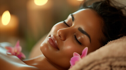 Skincare Serenade Closed-Eyed Spa Bliss After Cosmetic Rejuvenation