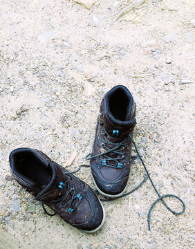 Traveling in the mountains with wet shoes