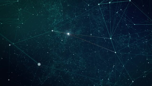 Internet search concept. Complex AI Network with Large amount of Connected Nodes and Parameters. symbolizing artificial intelligence, Chatbot, Deep Learning, Search, Machine Learning and Big Data.