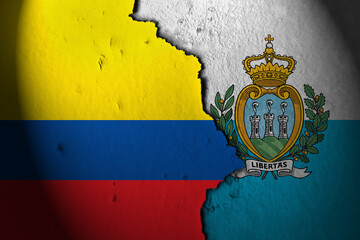 Relations between colombia and san marino