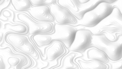 Creative vector illustration of topographic map. Art design contour background. Abstract papercut concept graphic element and geography scheme. 