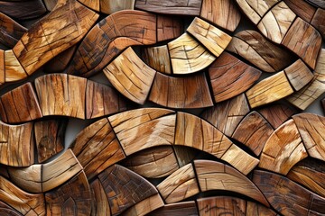 Detailed view of a wooden wall, suitable for backgrounds