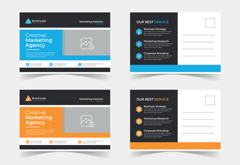 Creative professional EDDM postcard design template