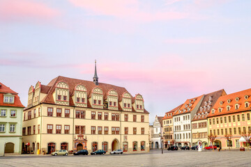 Fototapeta na wymiar Altstadt, Naumburg an der Saale, Deutschland 