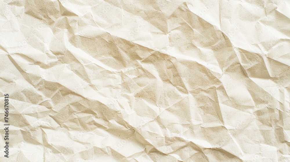 Poster detailed close up of crumpled paper, suitable for various design projects