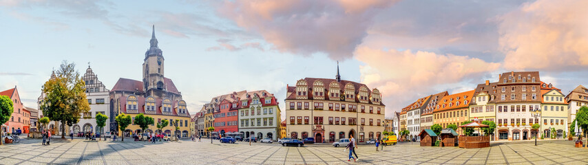 Naklejka premium Altstadt, Naumburg an der Saale, Deutschland 