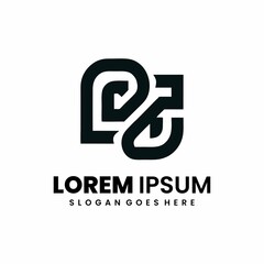 Lorem Ipsum Line Art Logo Design 2